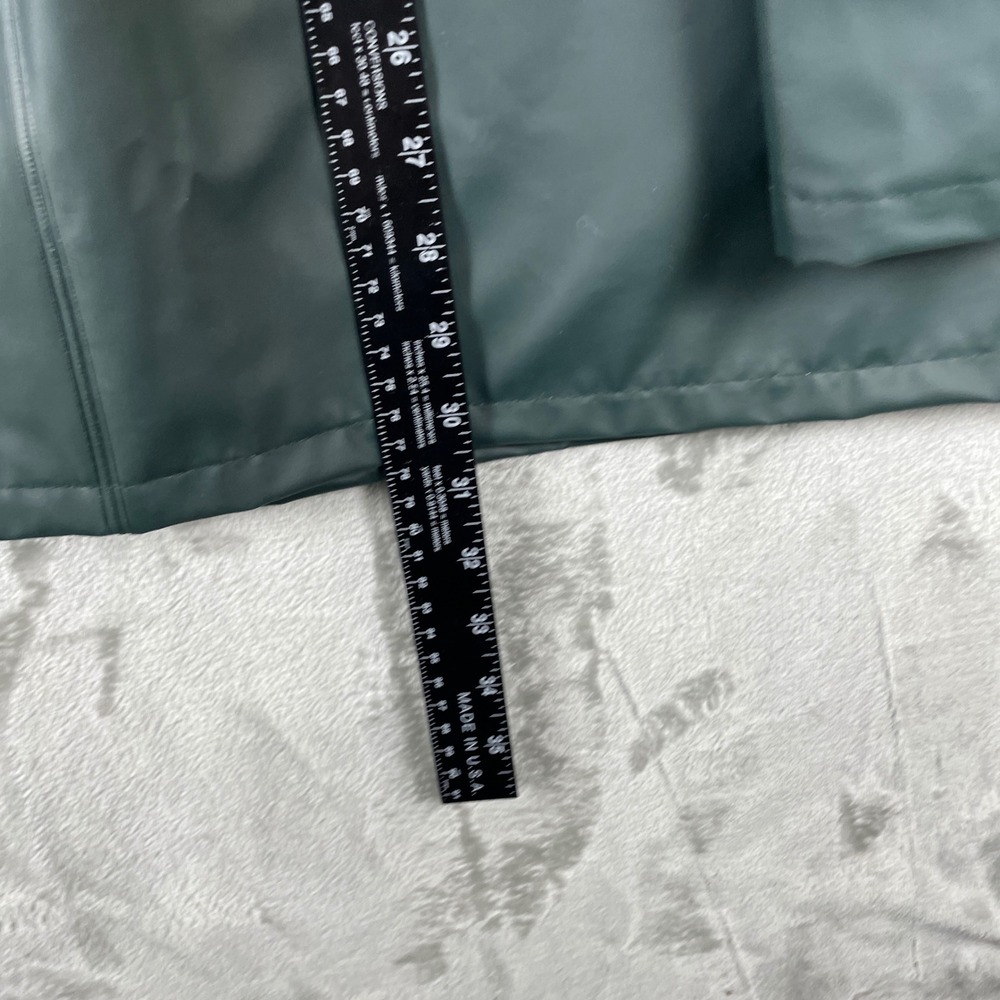 Helly Hansen Rain Jacket Mens M Green Mandal Quilted Lined Hooded Waterproof - Picture 7 of 13